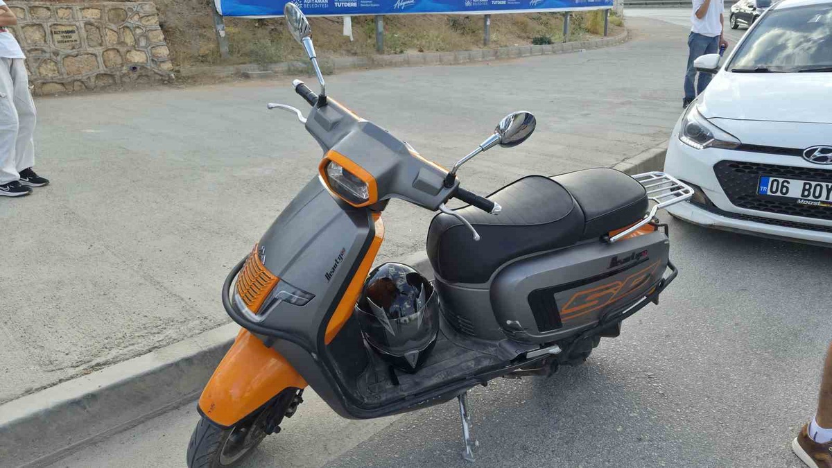 Adıyaman'da motosiklet devrildi, 1 kişi yaralanarak hastaneye kaldırıldı