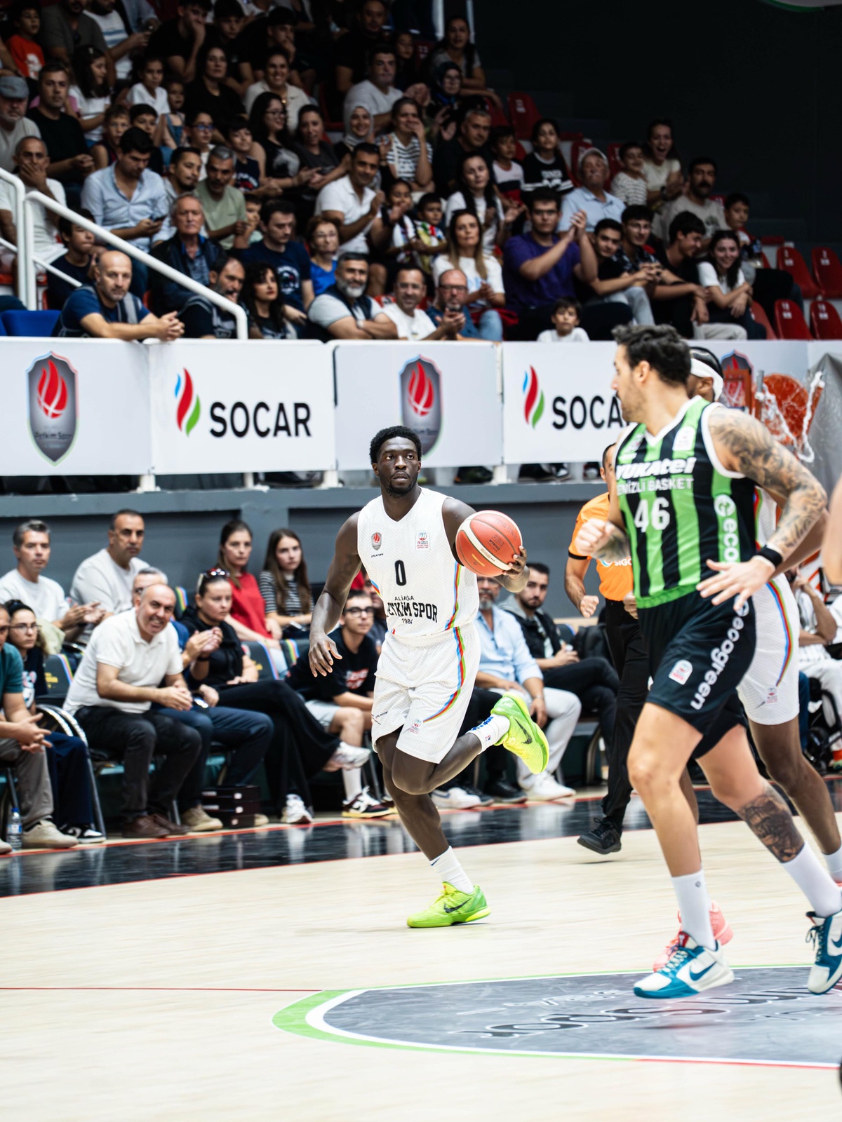 Aliağa Petkimspor, Ege derbisinde Yukatel Denizli Basket'i 85-81 yendi