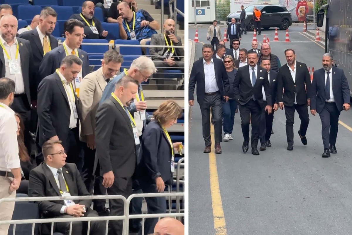 Ekibi var kendisi yok! Fenerbahçe genel kuruluna damga vuran görüntü