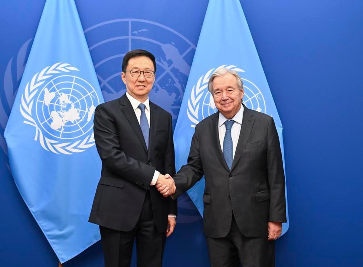 Han Zheng, BM Genel Sekreteri Guterres ile görüşerek çok taraflılık mesajı verdi