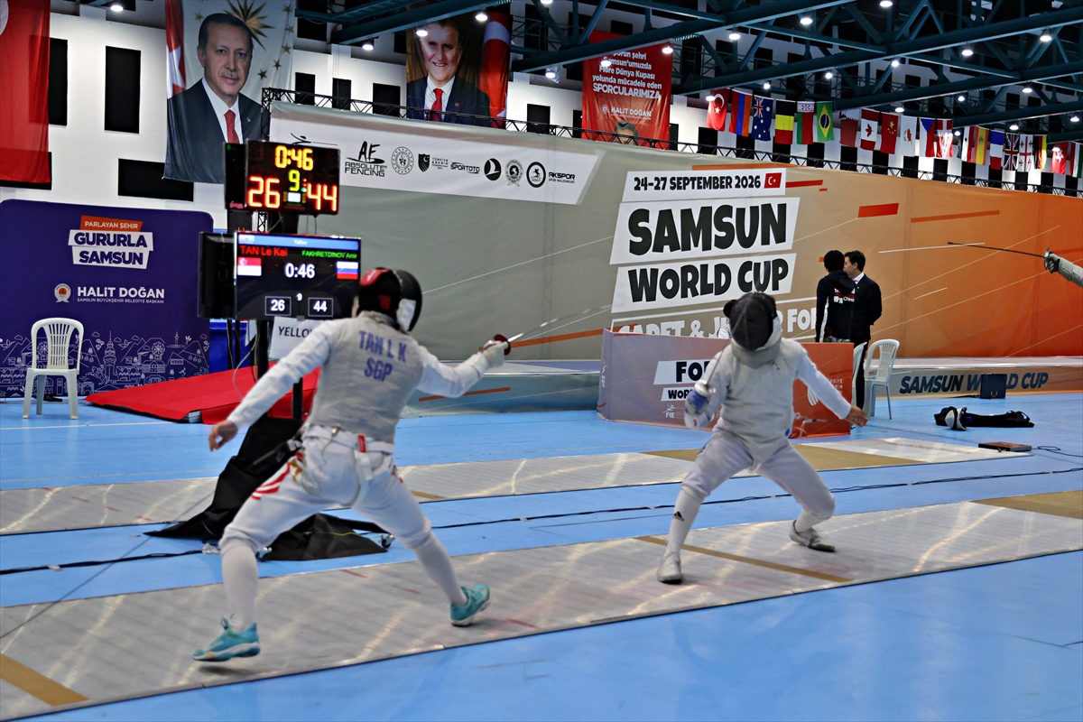 Samsun'da Yıldızlar ve Gençler Flöre Dünya Kupası 606 sporcunun katılımıyla sona erdi