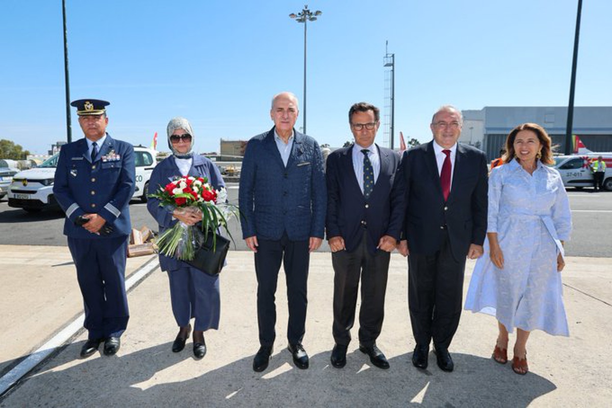 TBMM Başkanı Numan Kurtulmuş, resmi temaslar için Lizbon'a ulaştı