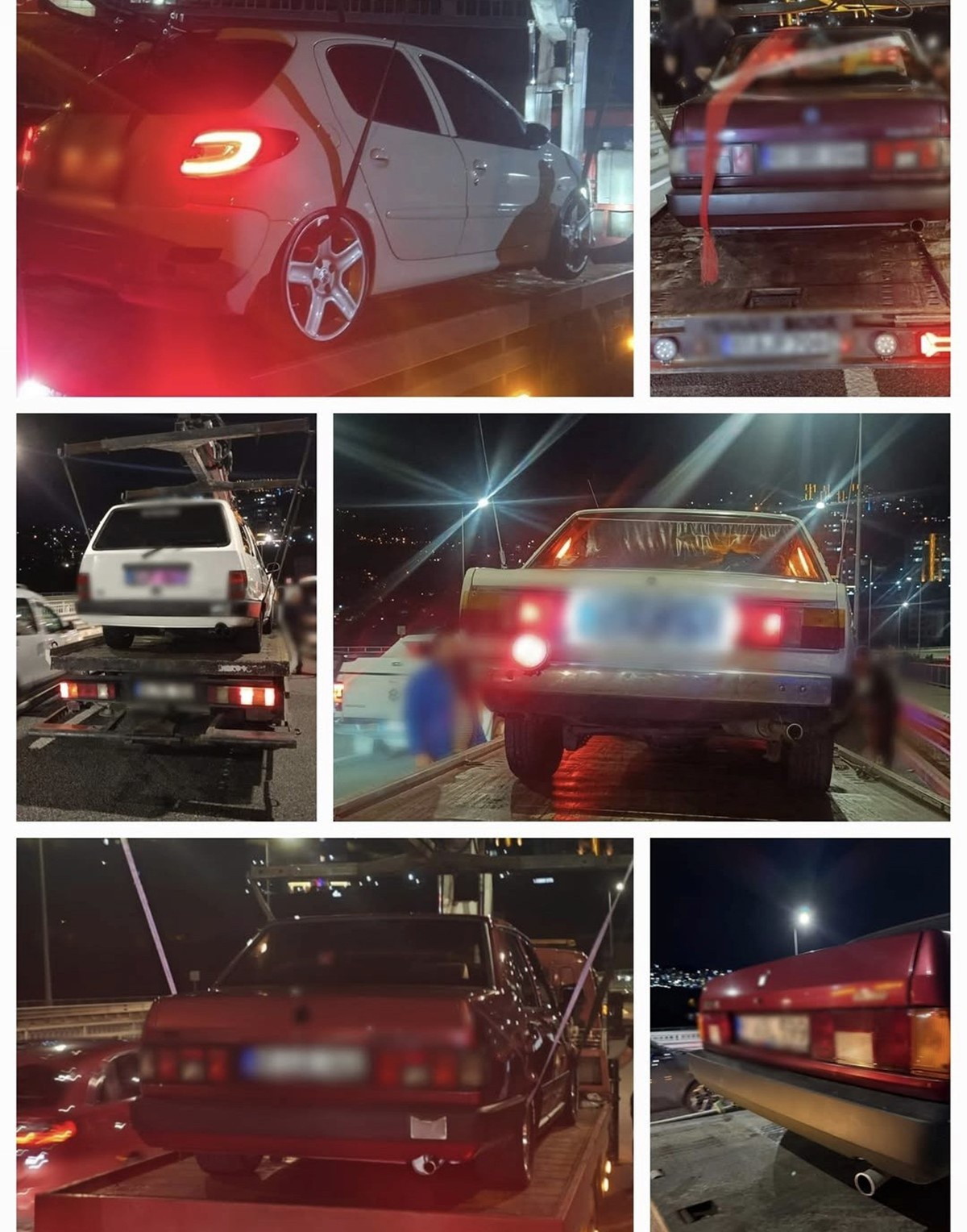 Trabzon'da 6 abart egzozlu araca 96 bin TL, 7 kesik yaylı araca 7 bin TL ceza kesildi