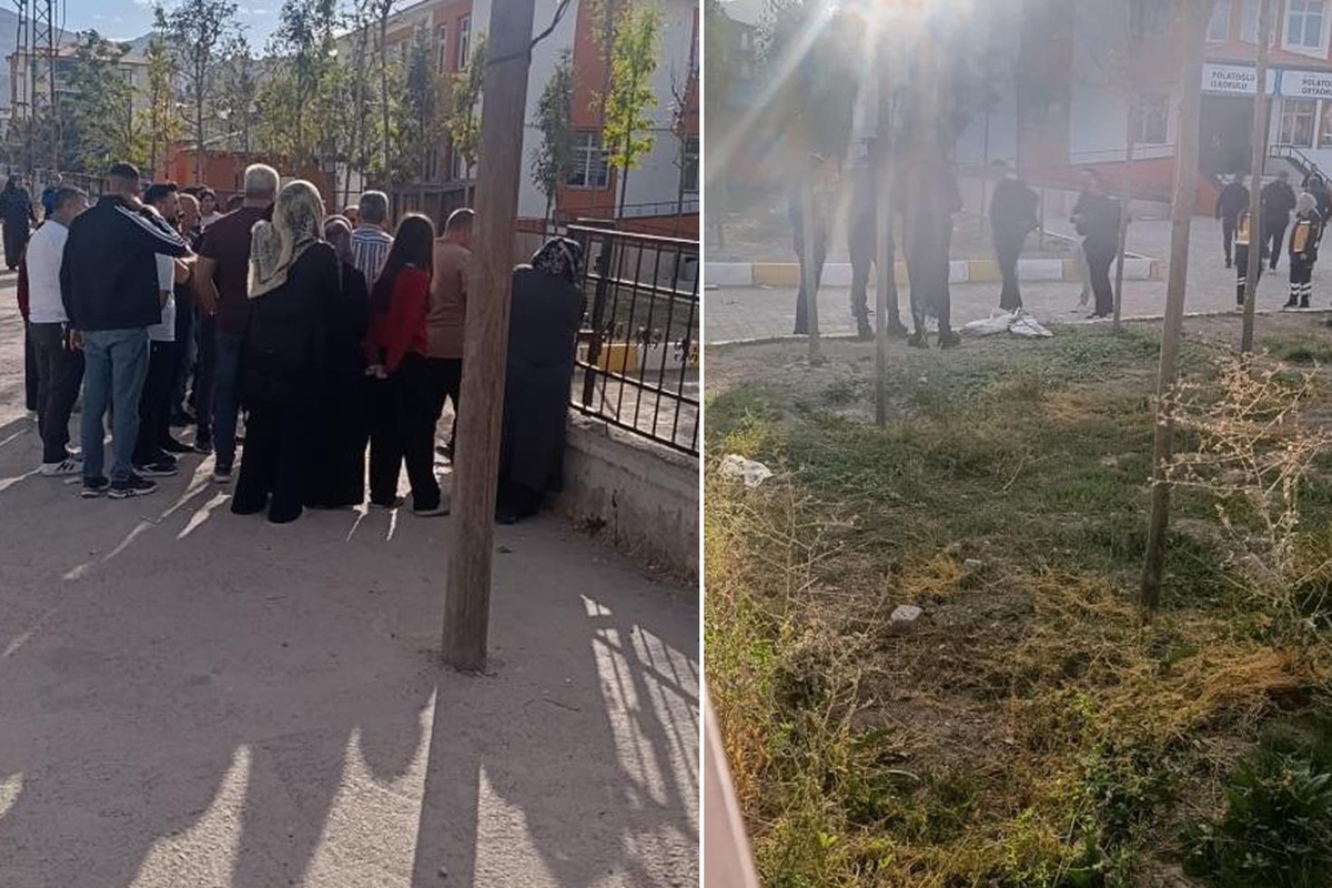 Van'da korku dolu anlar! Kız öğrenci okula pompalı tüfekle geldi