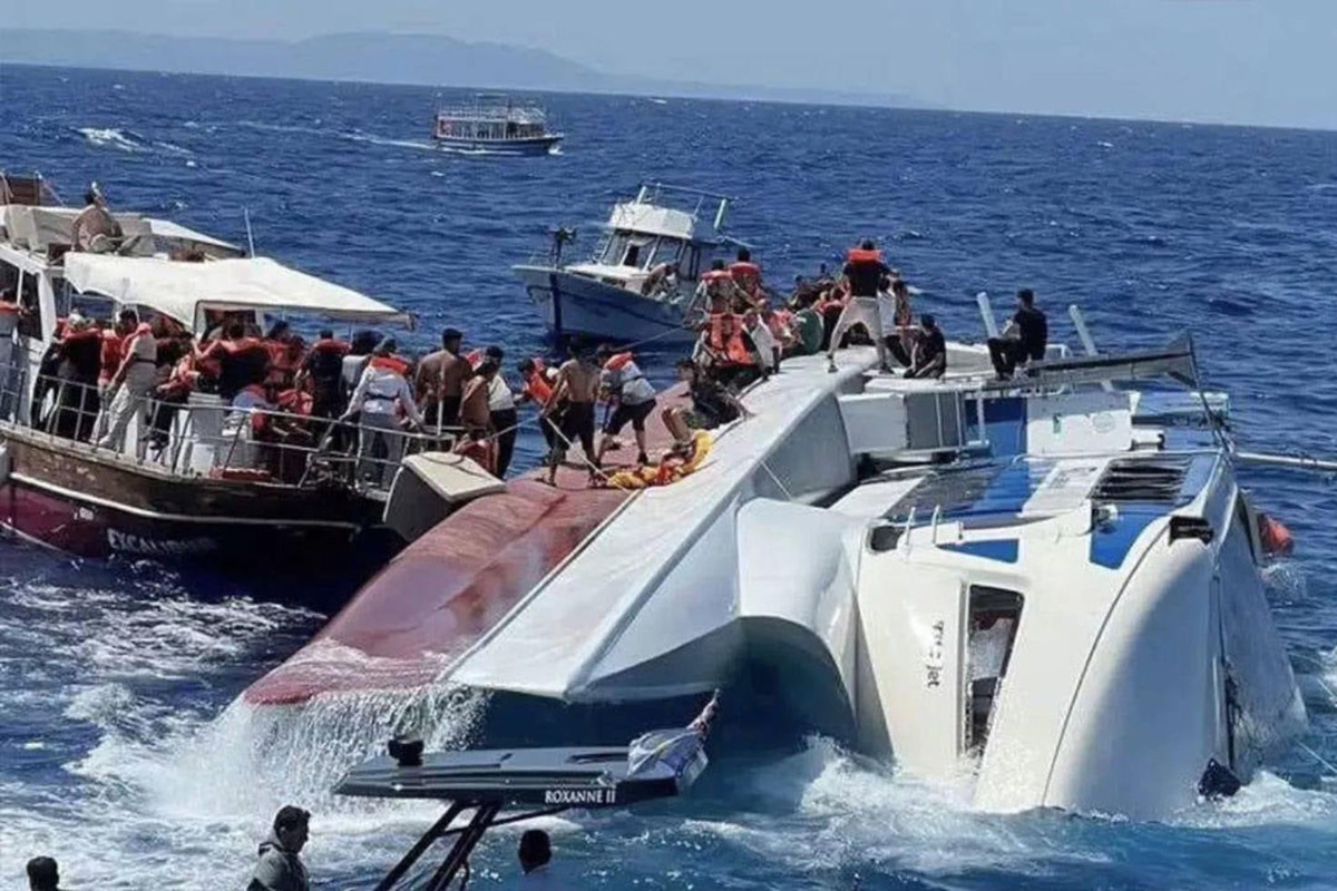 KKTC'de batan geminin bin metre uzağında yapılan taramada 2 naaşa ulaşıldı