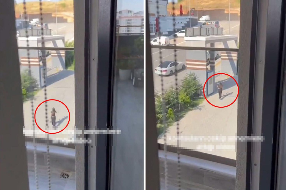 Komşuları, erkek arkadaşıyla buluşan genç kızı gizlice kayda alıp...