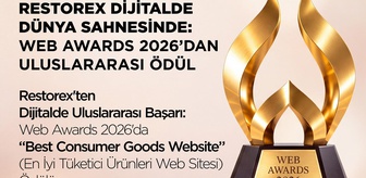 Restorex Dijitalde Dünya Sahnesinde: Webawards 2026'dan Uluslararası Ödül