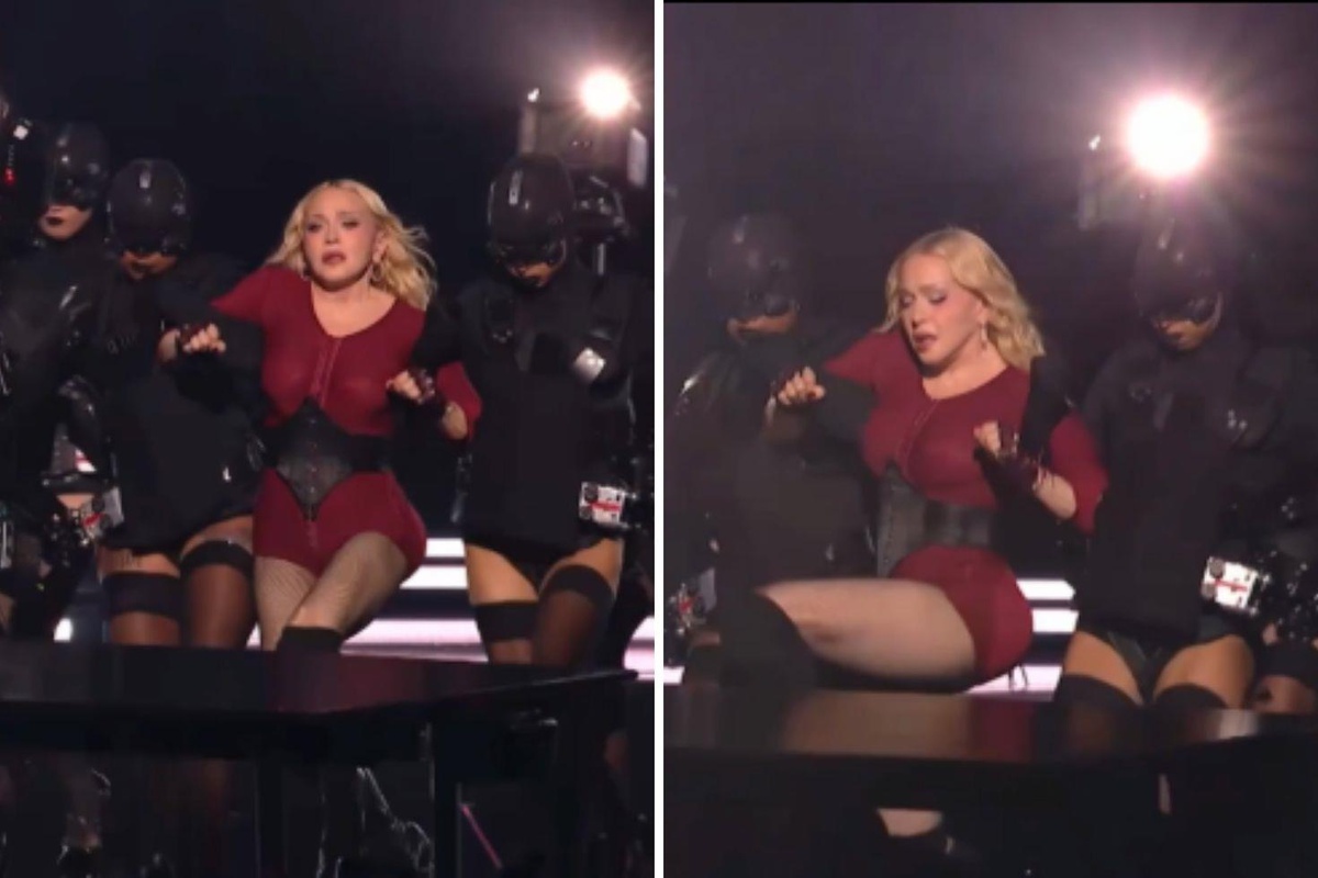 VMAs’ta Madonna şoku! 68 yaşındaki şarkıcı sahnede platforma fırlatıldı