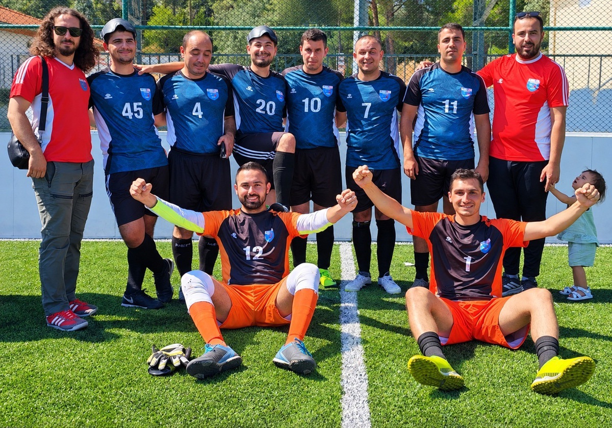 Y. Denizli Görme Engelliler, Bursa'da Yeditepe'yi 14-1 yendi, Hasan Şatay 8 gol attı