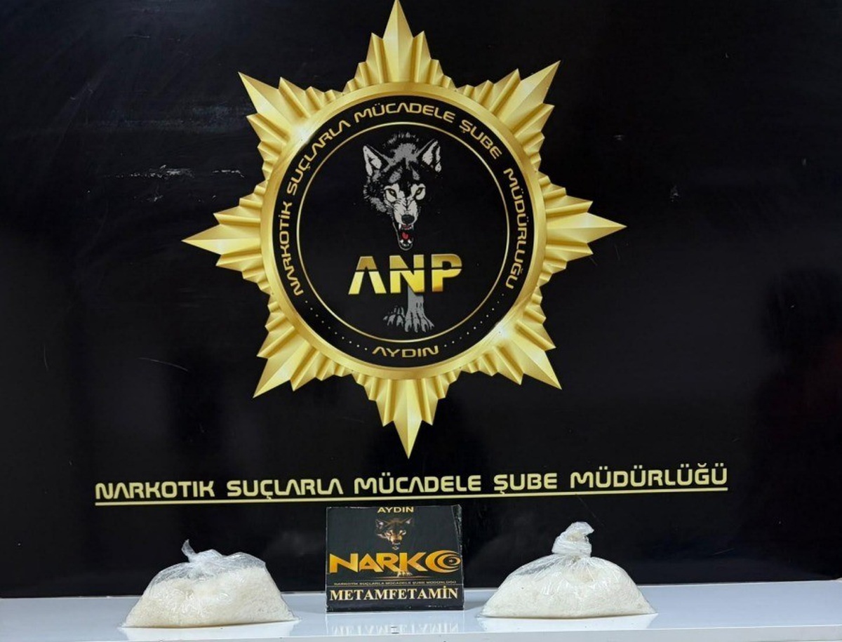 Aydın Efeler'de takside 1 kilo 21 gram metamfetamin bulundu, şüpheli tutuklandı