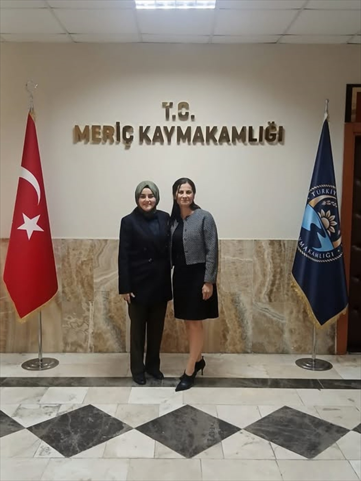 Edirne Vali Yardımcısı, Meriç Kaymakamı Odabaşı’na hayırlı olsun ziyaretinde bulundu.