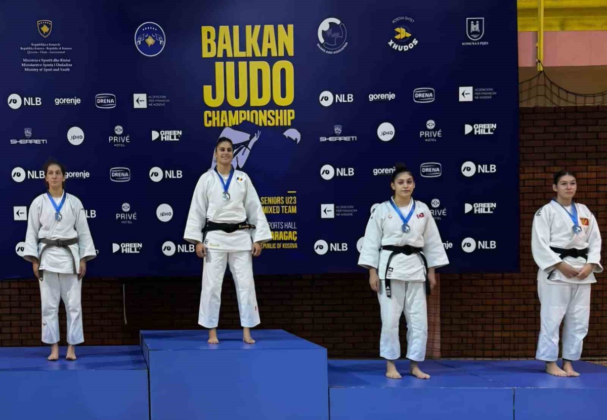 Manisalı milli sporcu Hira Nur Turgut, Balkan Judo Şampiyonası'nda 2 madalya kazandı