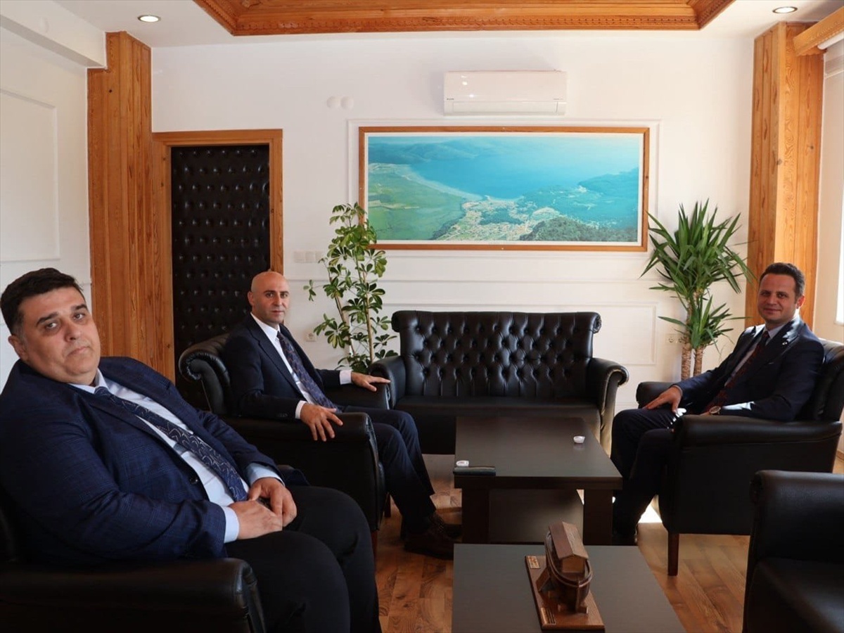 Muğla İl Milli Eğitim Müdürü Çay, Kaymakam Ekinci'yi ziyaret etti