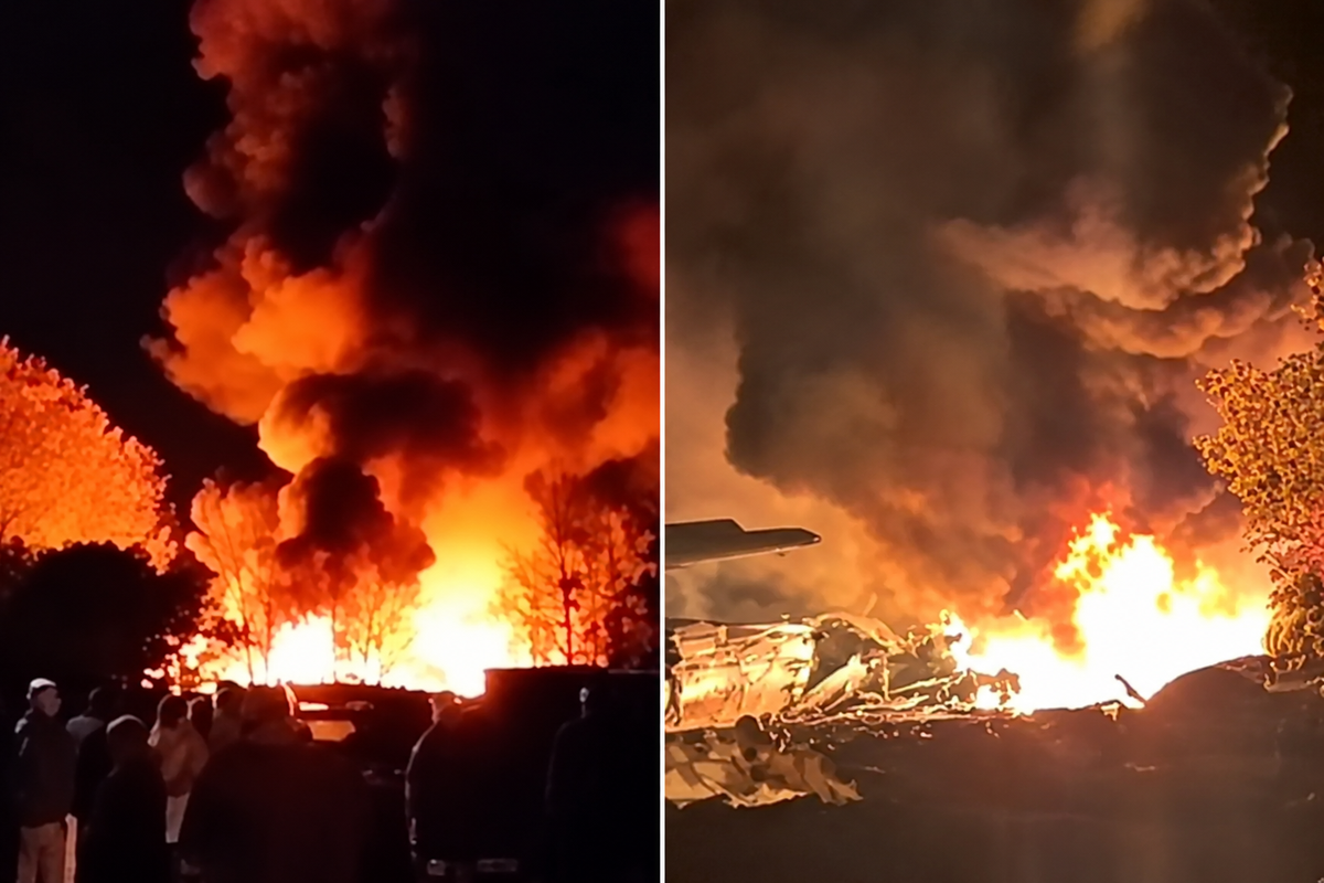 Rusya'da nükleer kapasiteli bombardıman uçağı düştü: 6 kişi hayatını kaybetti