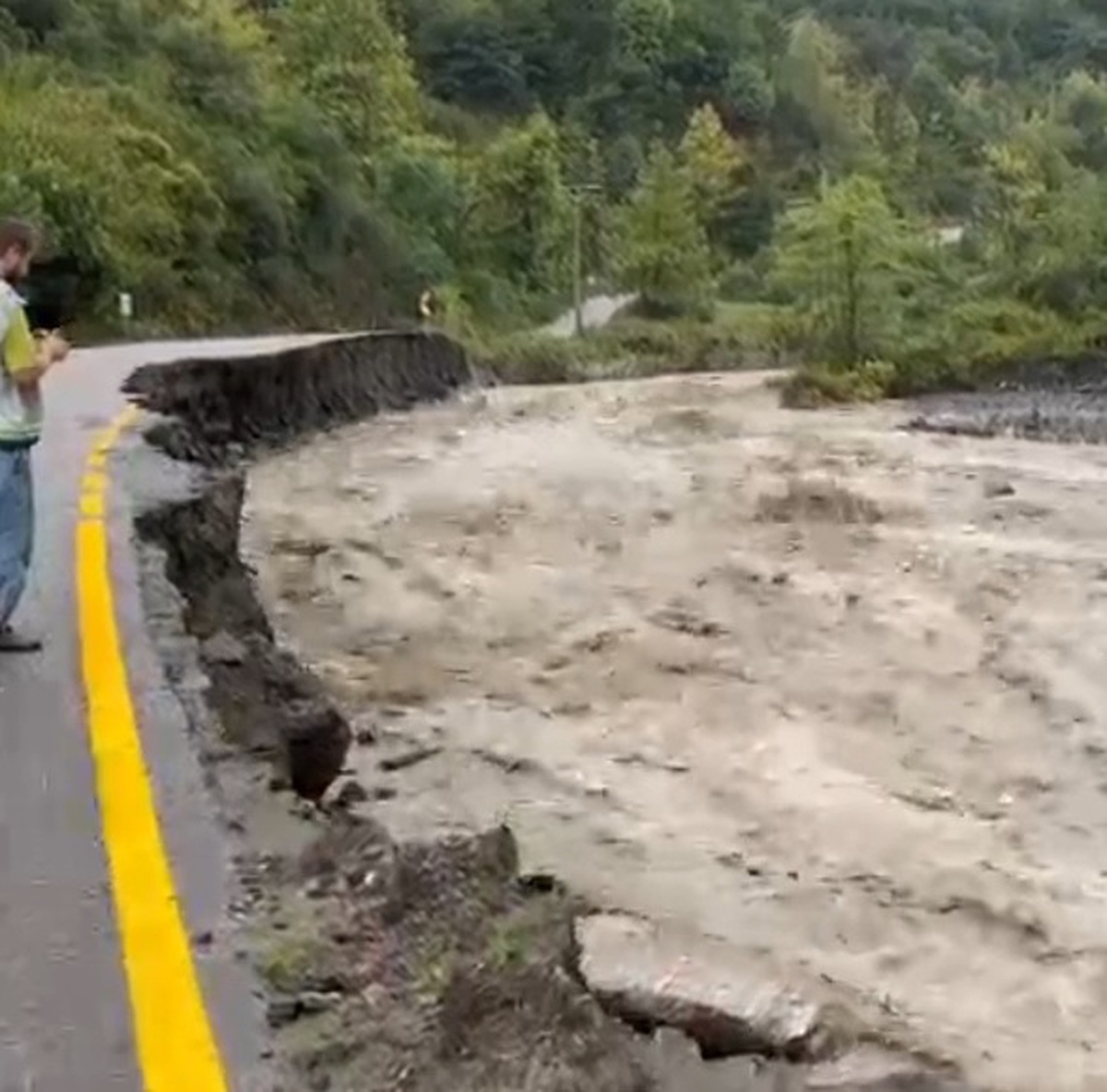 Sakarya'da dere taştı; su baskınları yaşandı