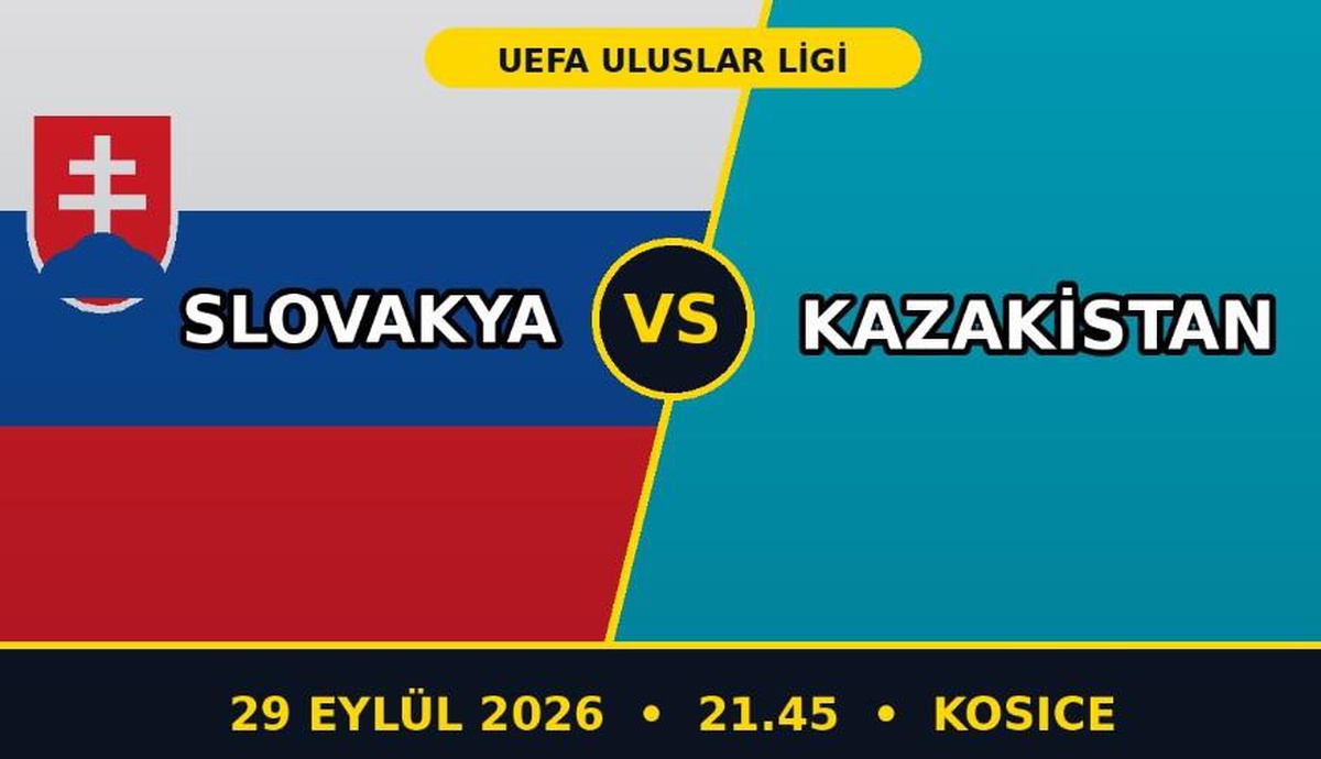 Slovakya vs Kazakistan maçı hangi kanalda, Slovakya vs Kazakistan maçı nereden CANLI izlenir?