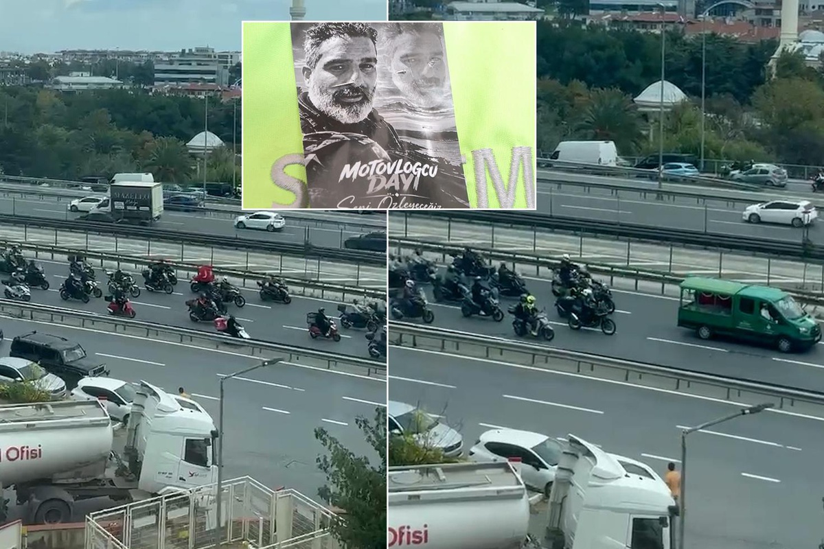 Motovlogcu Dayı Cumhur Kahraman son yolculuğuna böyle uğurlandı
