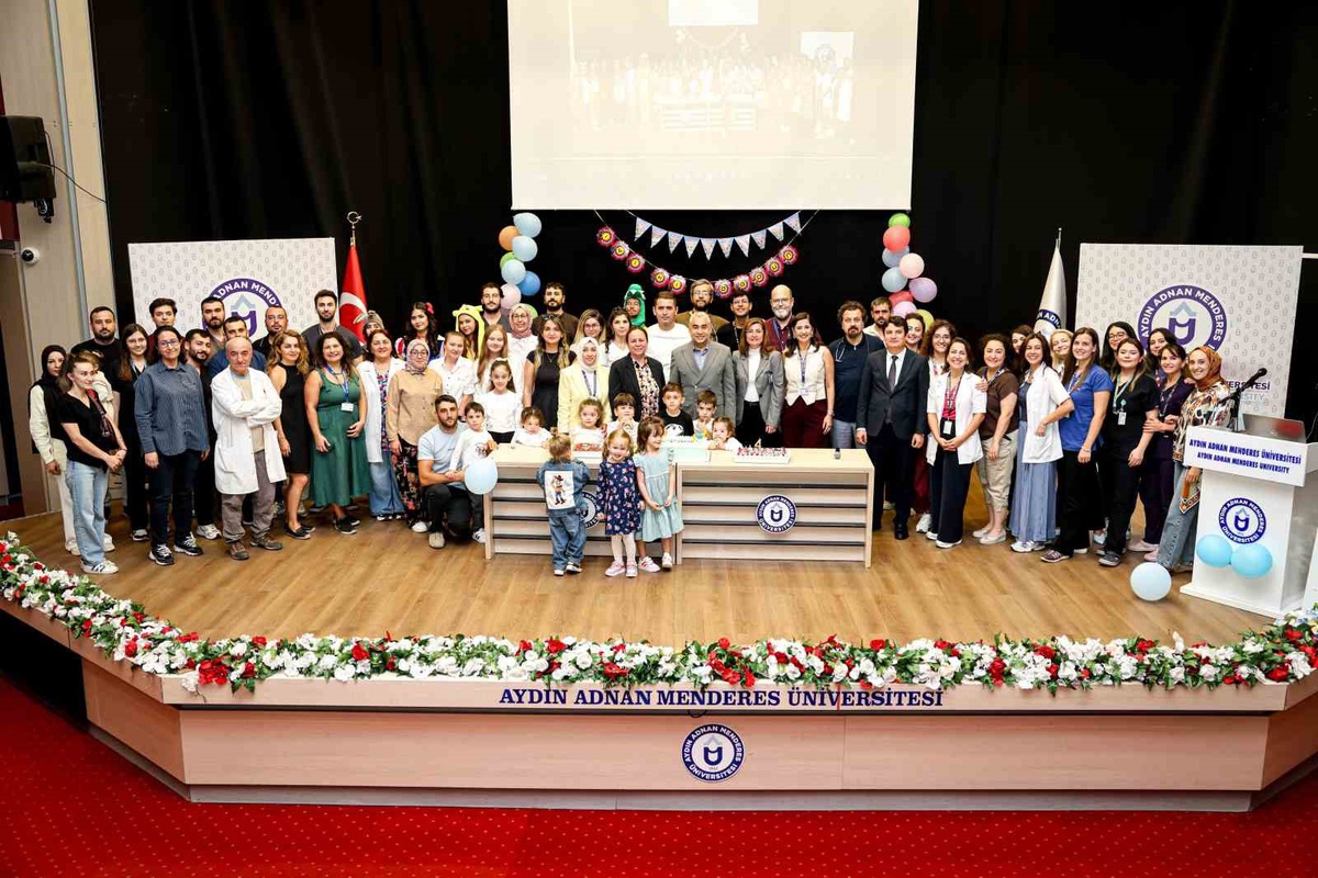 ADÜ'de fenilketonüri tanılı çocuklar doğum günü kutlamasında buluştu