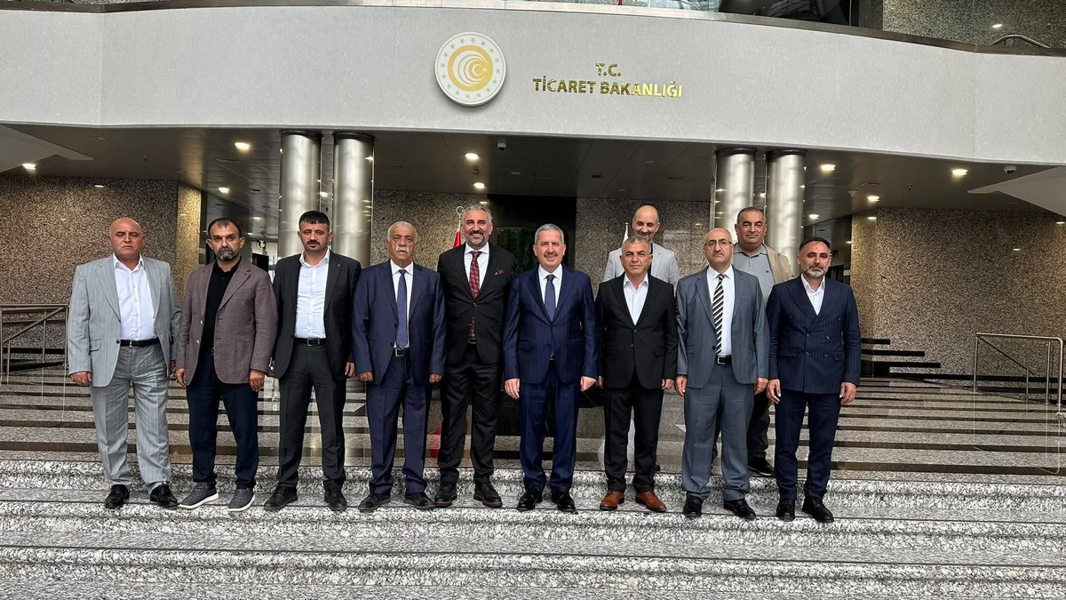 AESOB heyeti Ağrı esnafının sorunlarını Ticaret Bakan Yardımcısı Gürcan'a taşıdı
