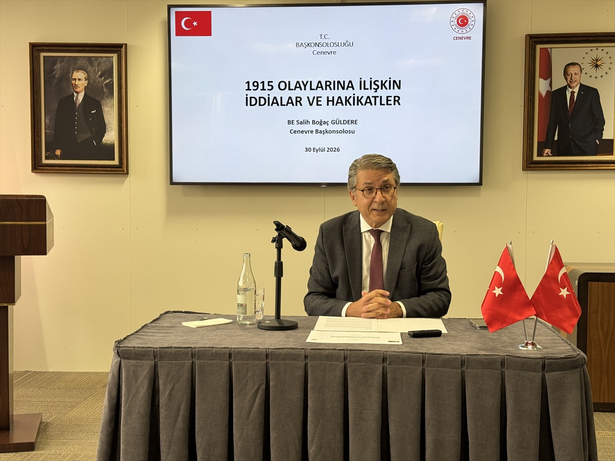 Başkonsolos Güldere, Cenevre'de 1915 olaylarına soykırım denilemeyeceğini savundu
