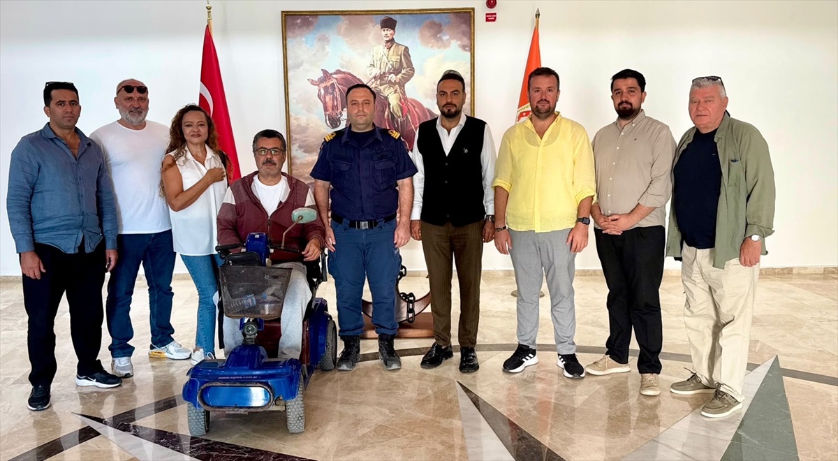 Bodrum Gazeteciler Cemiyeti, Deniz Binbaşı Mahmat'a hayırlı olsun ziyaretinde bulundu