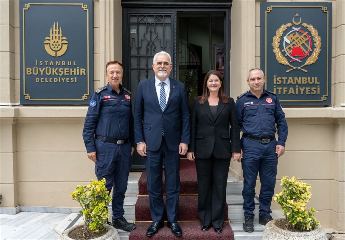 Edirne Belediye Başkanı Gencan, İstanbul'da İSKİ ve itfaiye ile görüştü