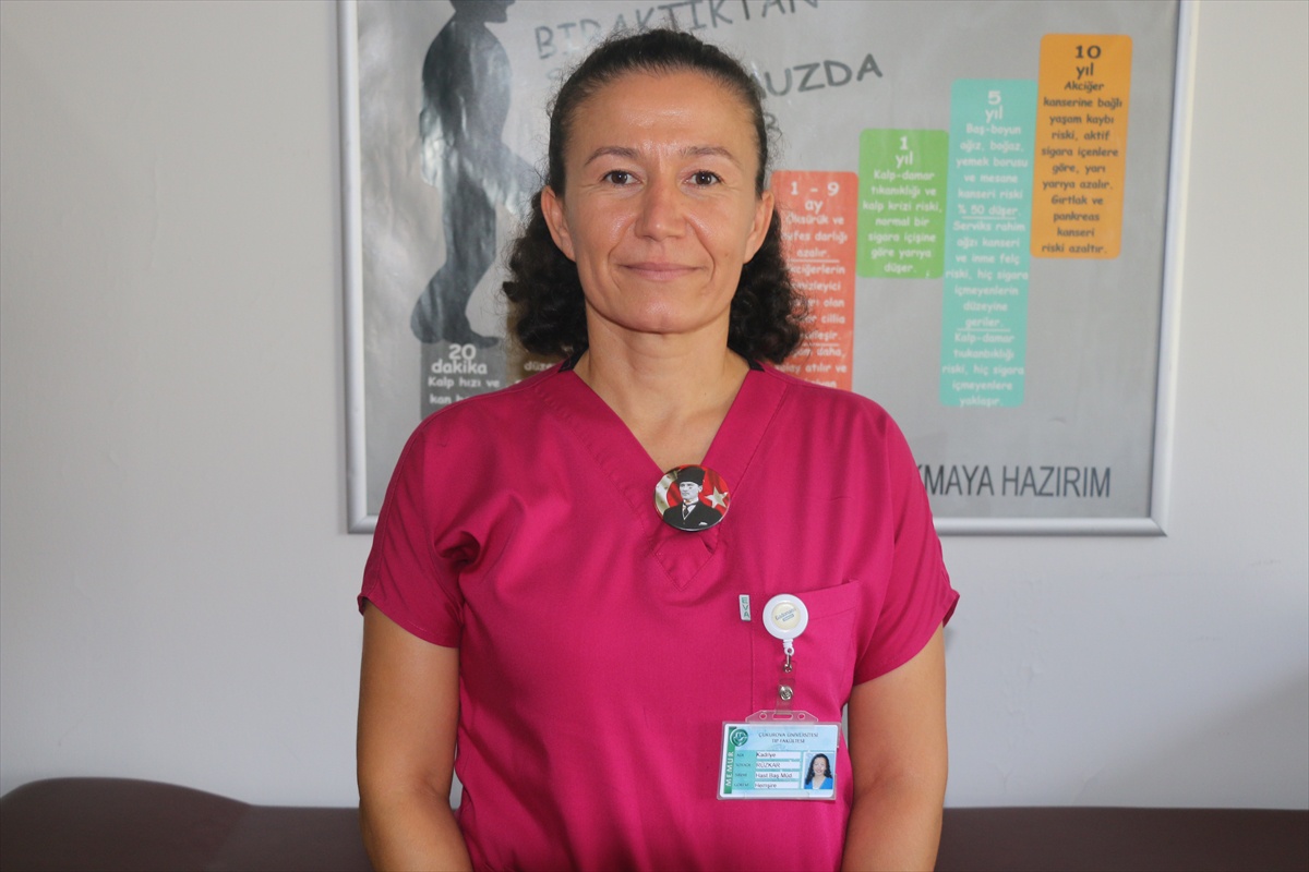 Hemşire Rüzkar 20 yıllık, işçi Yanar 25 yıllık sigara bağımlılığını bıraktı