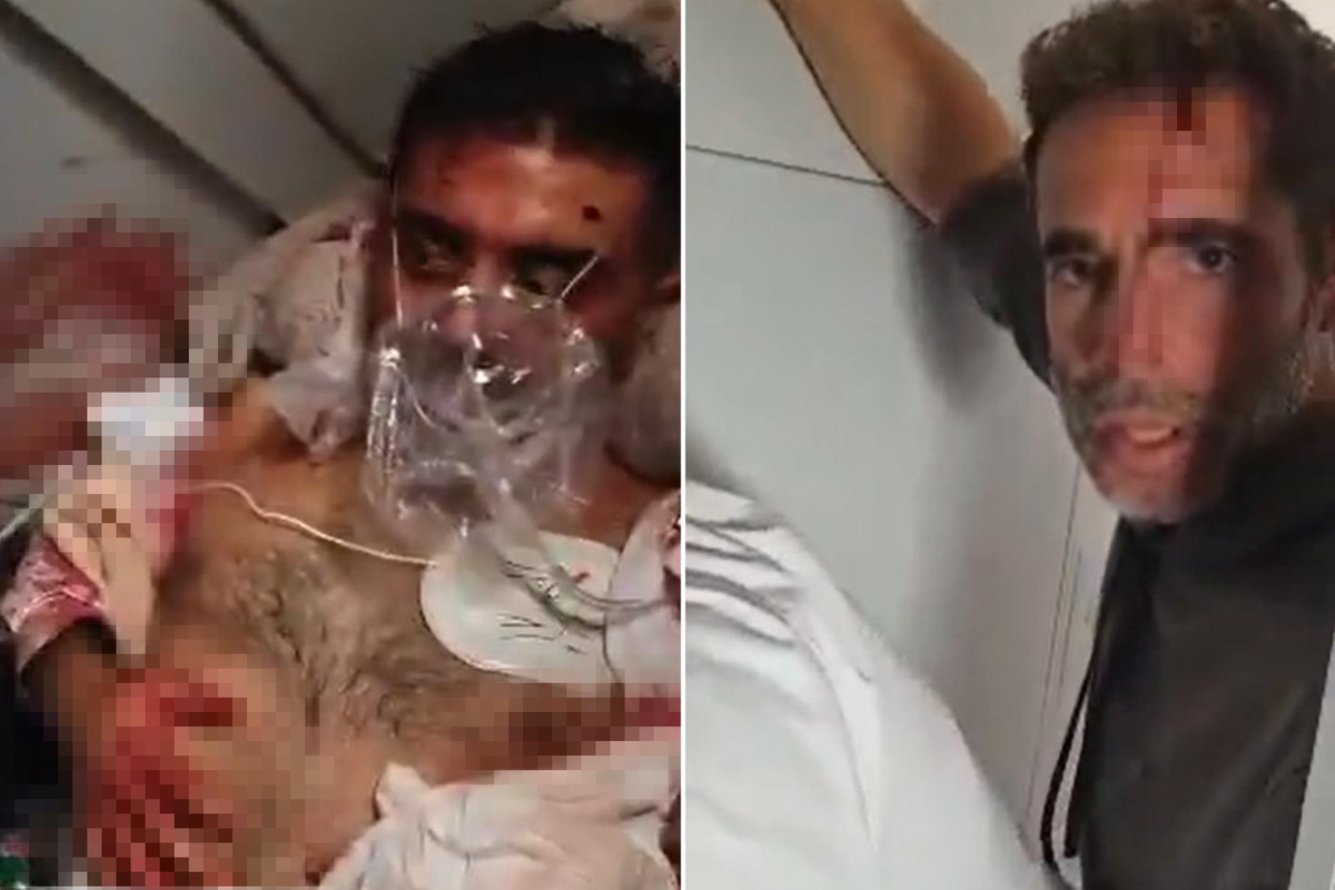 İsrail’e giden uçakta infial yaratacak görüntü! Kaptan pilotu defalarca bıçaklamış