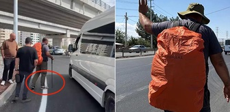 Kızı Narin için Ankara'ya yürüyen baba Arif Güran Urfa'da hastanelik oldu