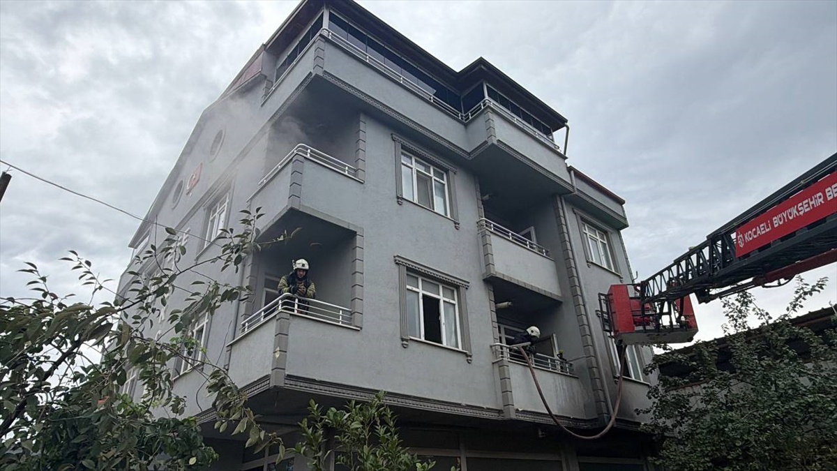Kocaeli Darıca'da apartman dairesinde çıkan yangında 3 muhabbet kuşu öldü