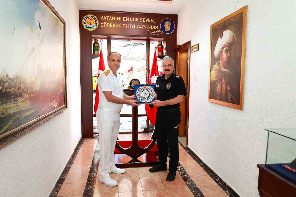 Mersin İl Emniyet Müdürü Aktaş, kamu ve güvenlik bürokrasisiyle görüştü