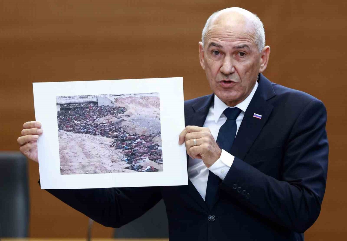 Slovenya Başbakanı Jansa, Gazze'de çekilen fotoğrafı Sudan sanıp fiyaskoya imza attı