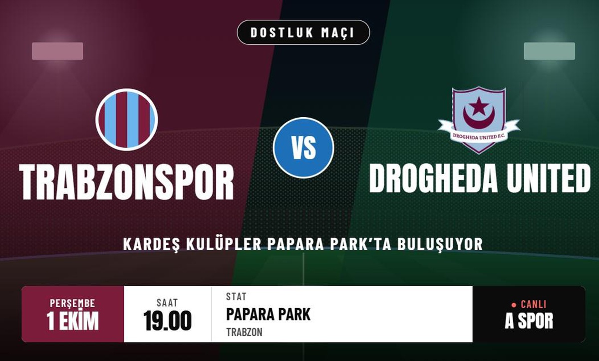 Trabzonspor Drogheda maçı ne zaman, saat kaçta ve hangi kanalda?