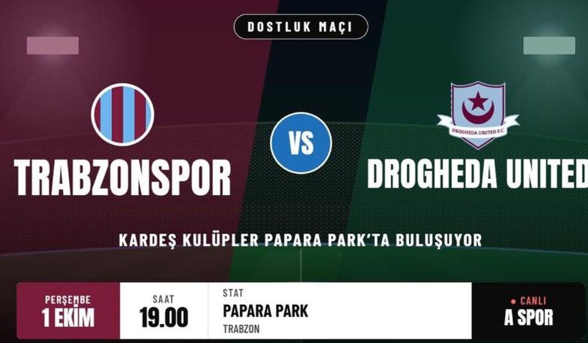 Trabzonspor Drogheda maçı ne zaman, saat kaçta ve hangi kanalda?