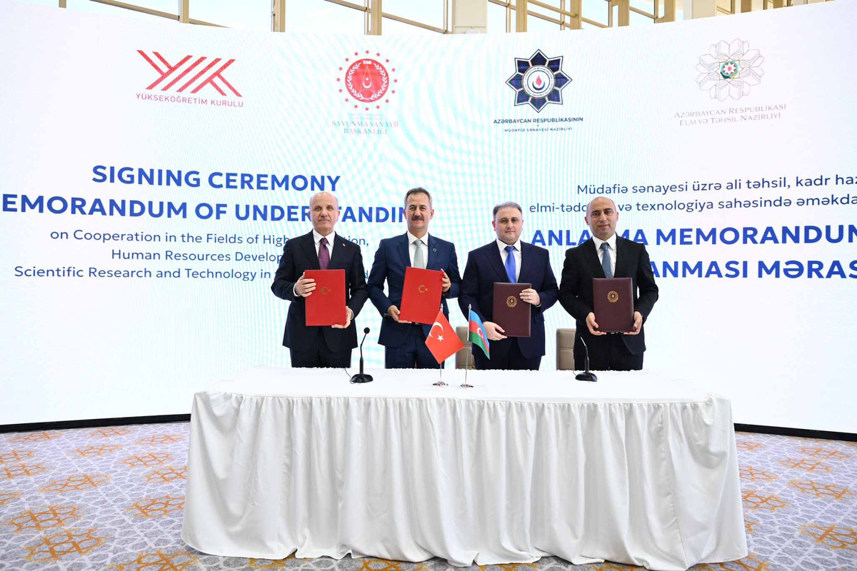 Türkiye ve Azerbaycan kurumları savunma sanayisi için eğitim mutabakatı imzaladı
