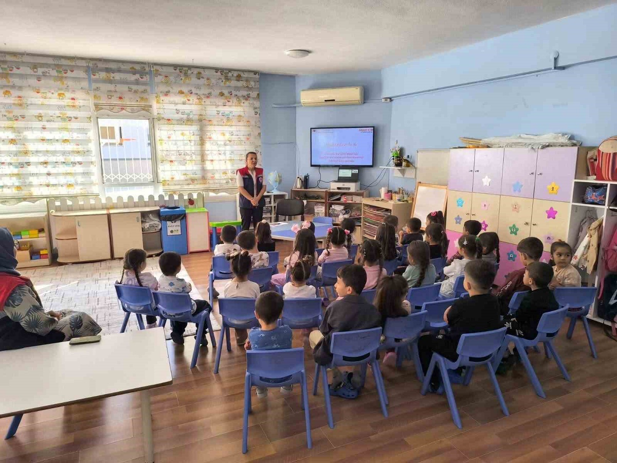 Aydın Köşk'te anaokulu öğrencilerine gıda israfı eğitimi verildi