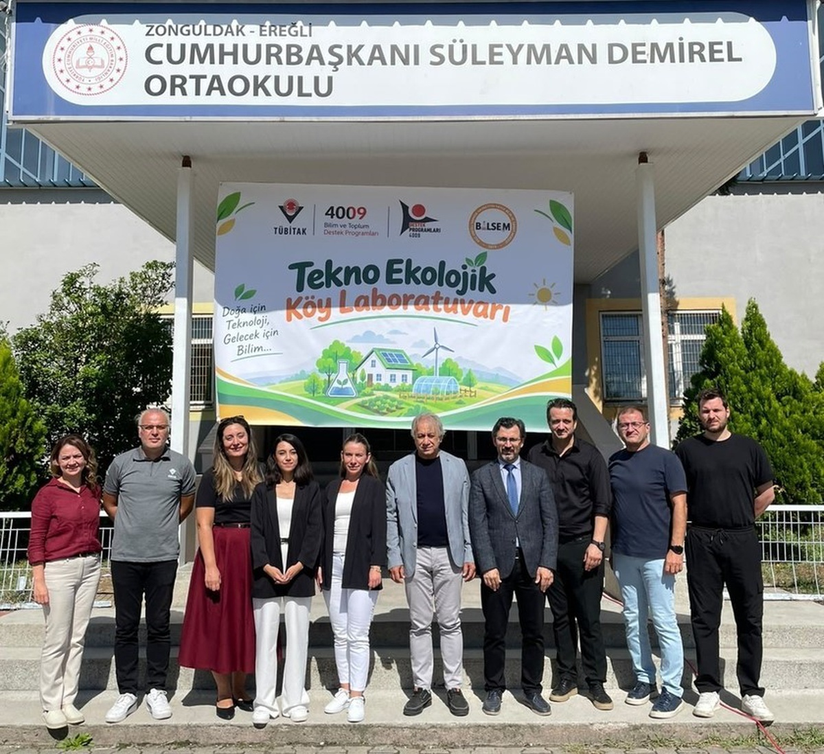 BEUN akademisyenleri köy okulunda TÜBİTAK 4009 projesini tamamladı