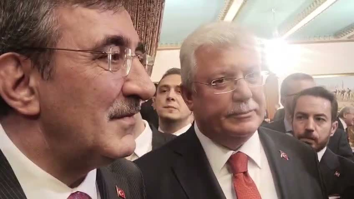 Cevdet Yılmaz, TBMM resepsiyonunda terörsüz Türkiye sürecinde üçüncü göz yok dedi