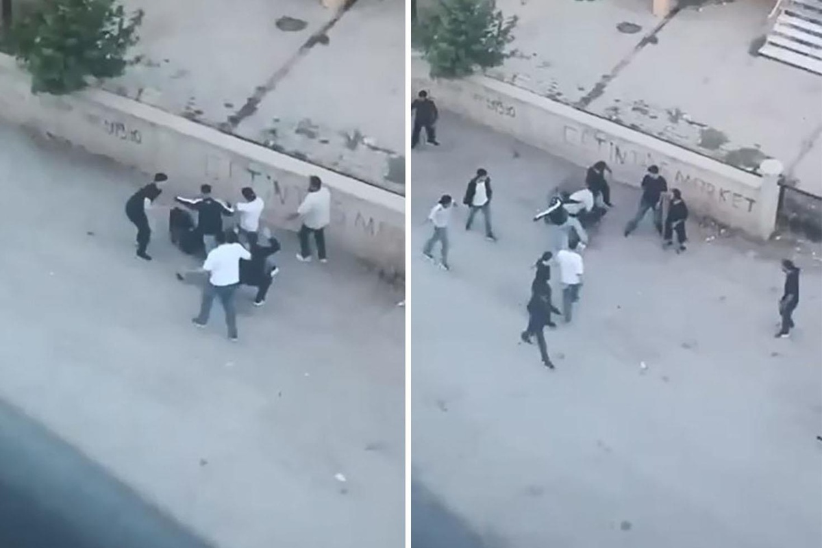 Elazığ'da sokak ortasında dehşet! Araya alıp acımasızca darbettiler
