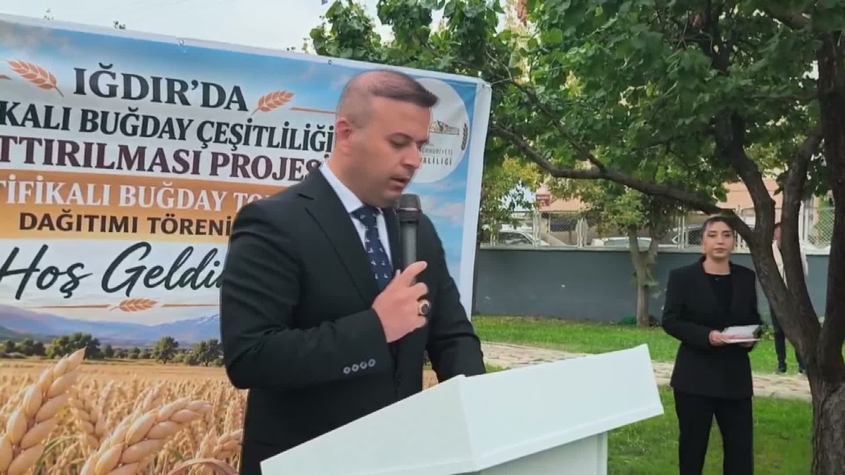 Iğdır’da üreticilere 40 ton sertifikalı buğday tohumu dağıtıldı