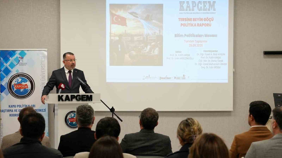Karabük Üniversitesi KAPGEM tersine beyin göçü politika raporunu tanıttı