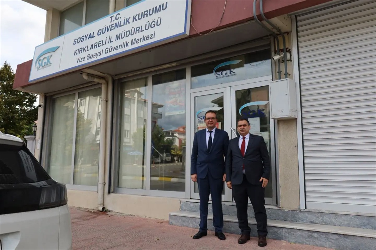Kırklareli'de sağlık toplantısı düzenlendi ve yeni SGK müdürüne ziyaret yapıldı