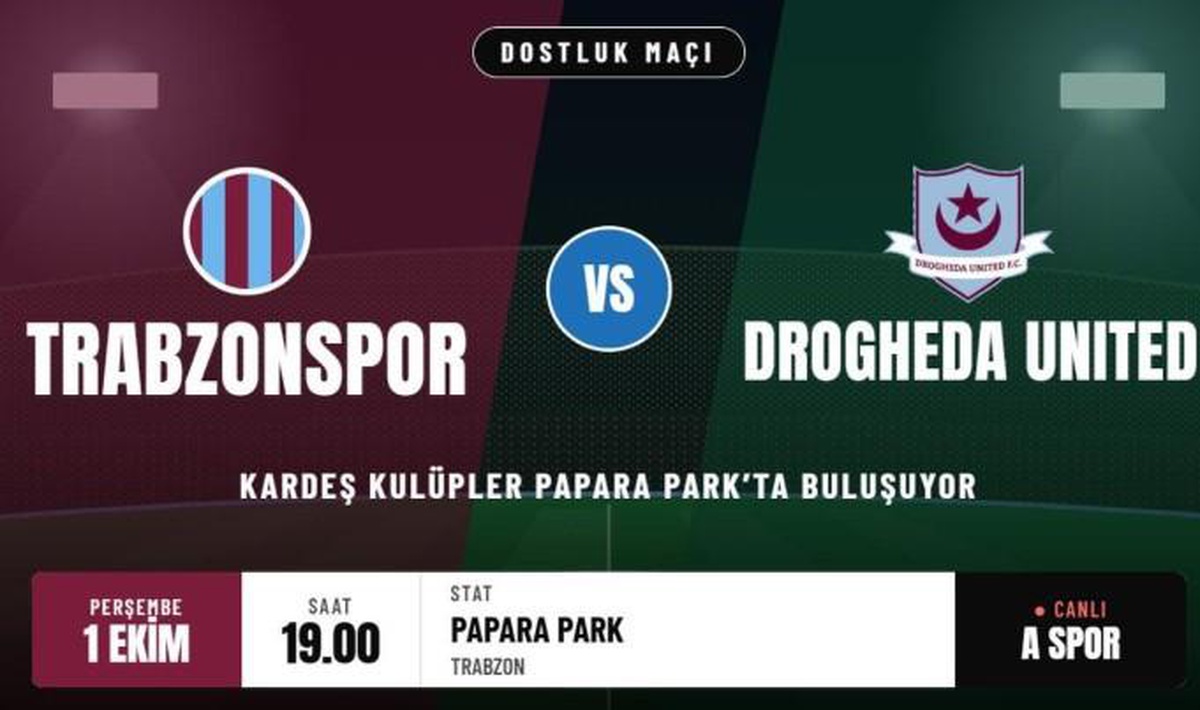 Trabzonspor Drogheda maçı ne zaman, saat kaçta ve hangi kanalda?