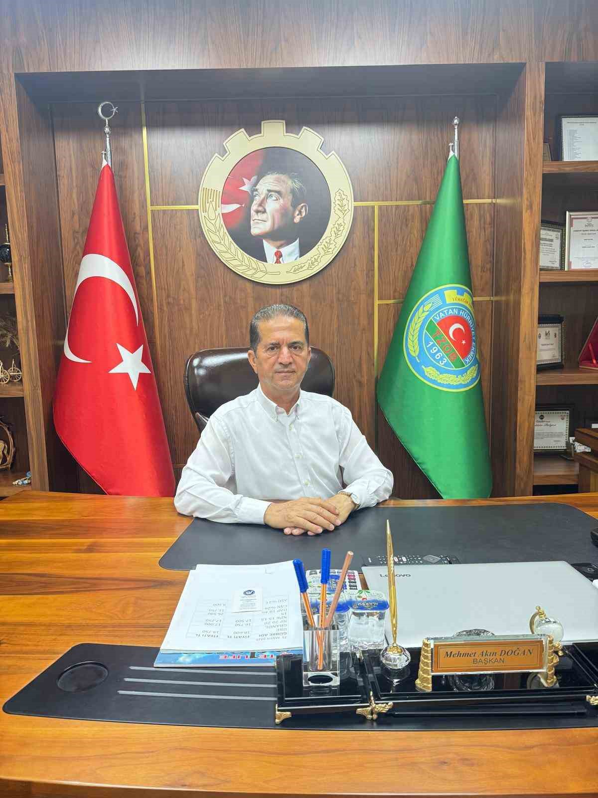 Yüreğir Ziraat Odası Başkanı Doğan, çiftçiye DFİF desteği ve nefes kredisi istedi