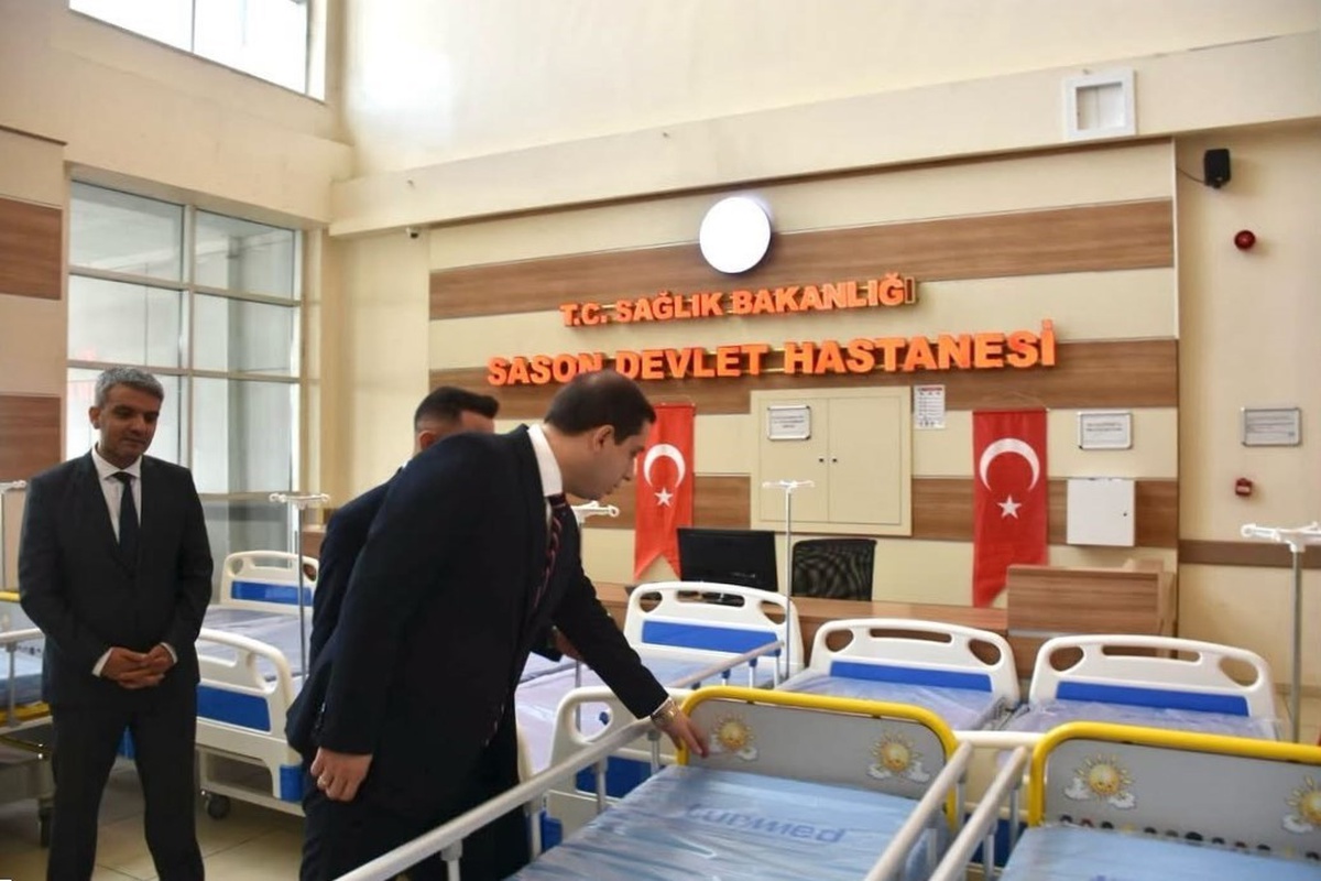 Batman Sason'da yatağa bağımlı hastalara 10 hasta yatağı desteği sağlandı