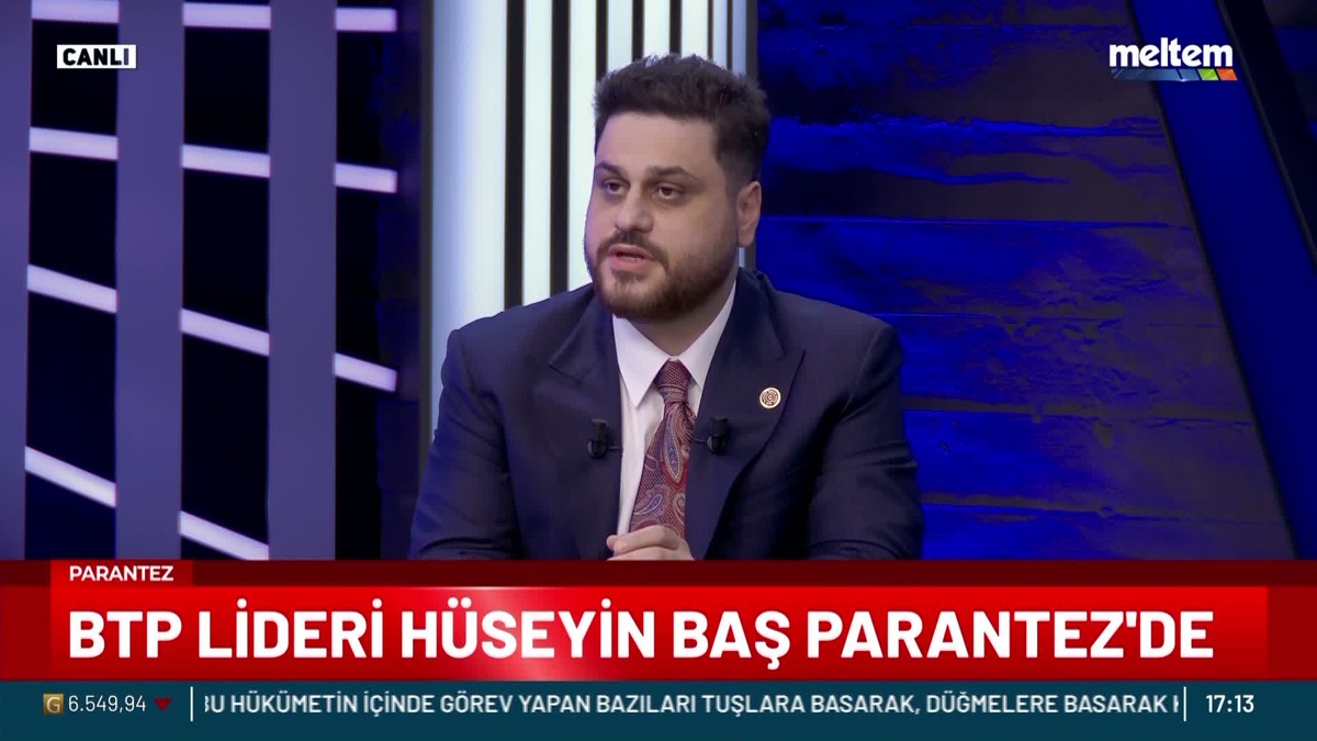 BTP lideri Baş, 800 milyar liralık fon soruşturmasını iktidar içi çatırdama saydı