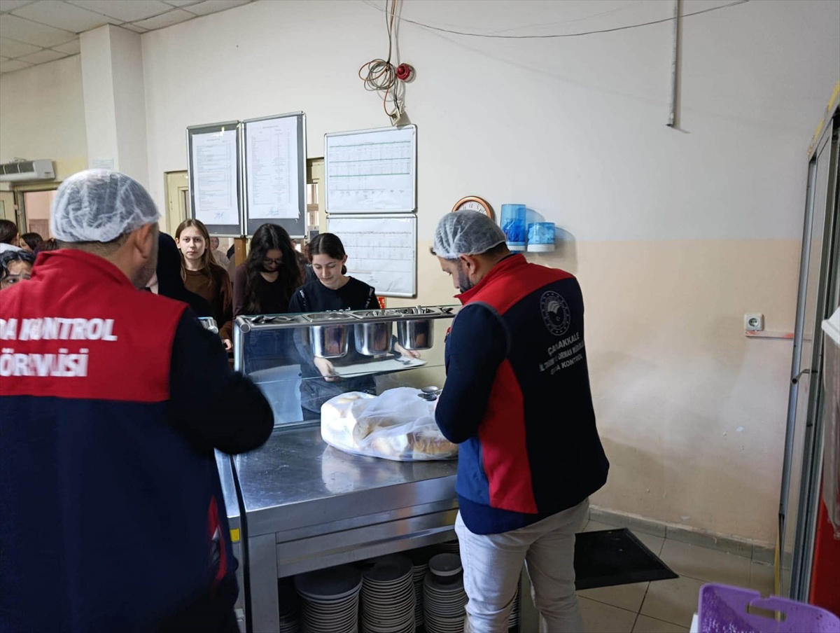 Çanakkale'de İl Tarım ve Orman ekipleri 11 yurtta gıda denetimi yaptı