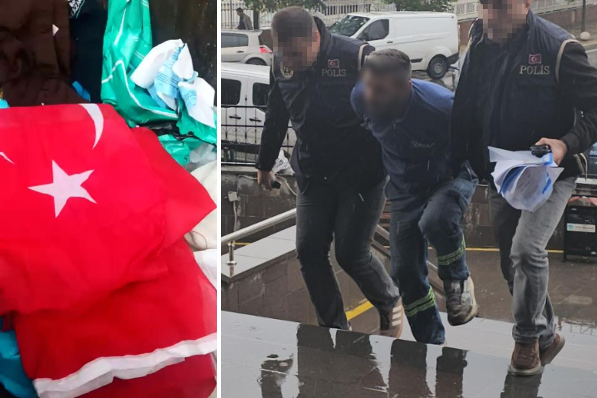 Bayrak provokasyonunda şok gerçek! 'Vatan hainleri' diyerek paylaştı, meğer tık uğruna yapmış