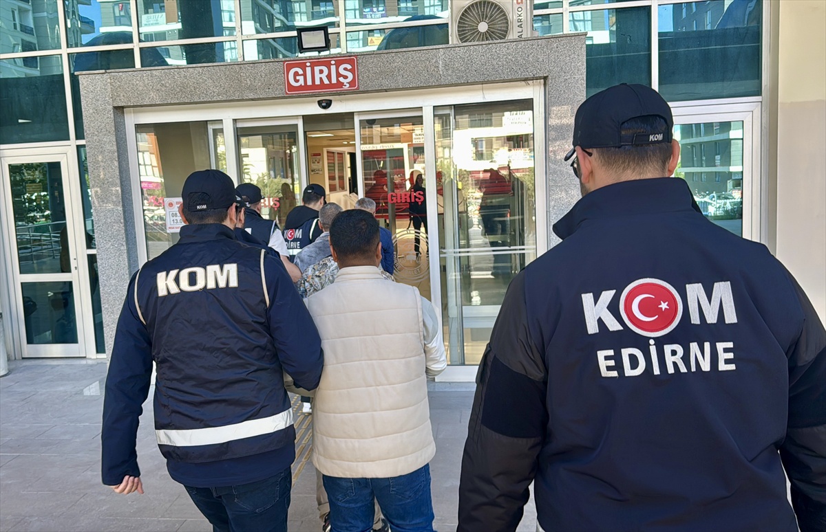Edirne'de tefecilik iddiasıyla operasyon düzenlendi, 4 şüpheli gözaltına alındı