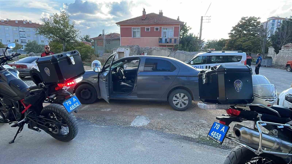 Karaman'da kovalamacanın ardından yakalanan alkollü sürücüye 245 bin TL ceza kesildi